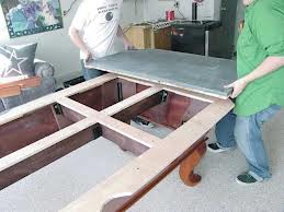 Pool table moves in Madison Wisconsin